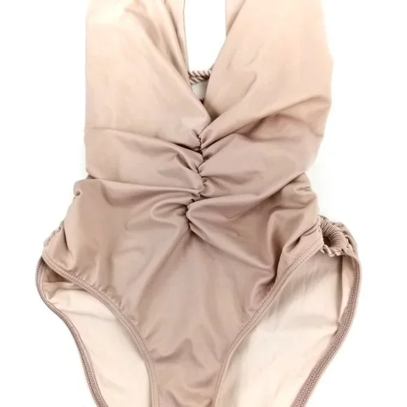 HAH | In A Ruch Monokini One Piece Swimsuit Beige - Picture 7 of 12
